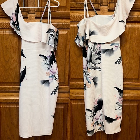 ASOS Dresses & Skirts - ASOS Floral One Shoulder Dress